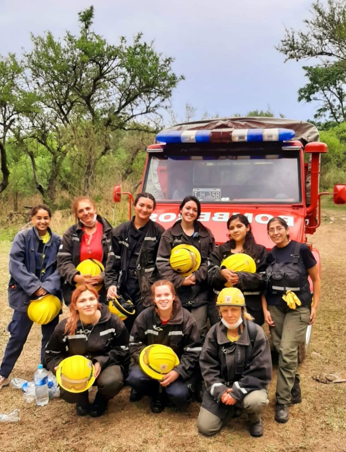 Bomberos de Villa Allende. Lanzaron una campaña para comprar un autobomba.