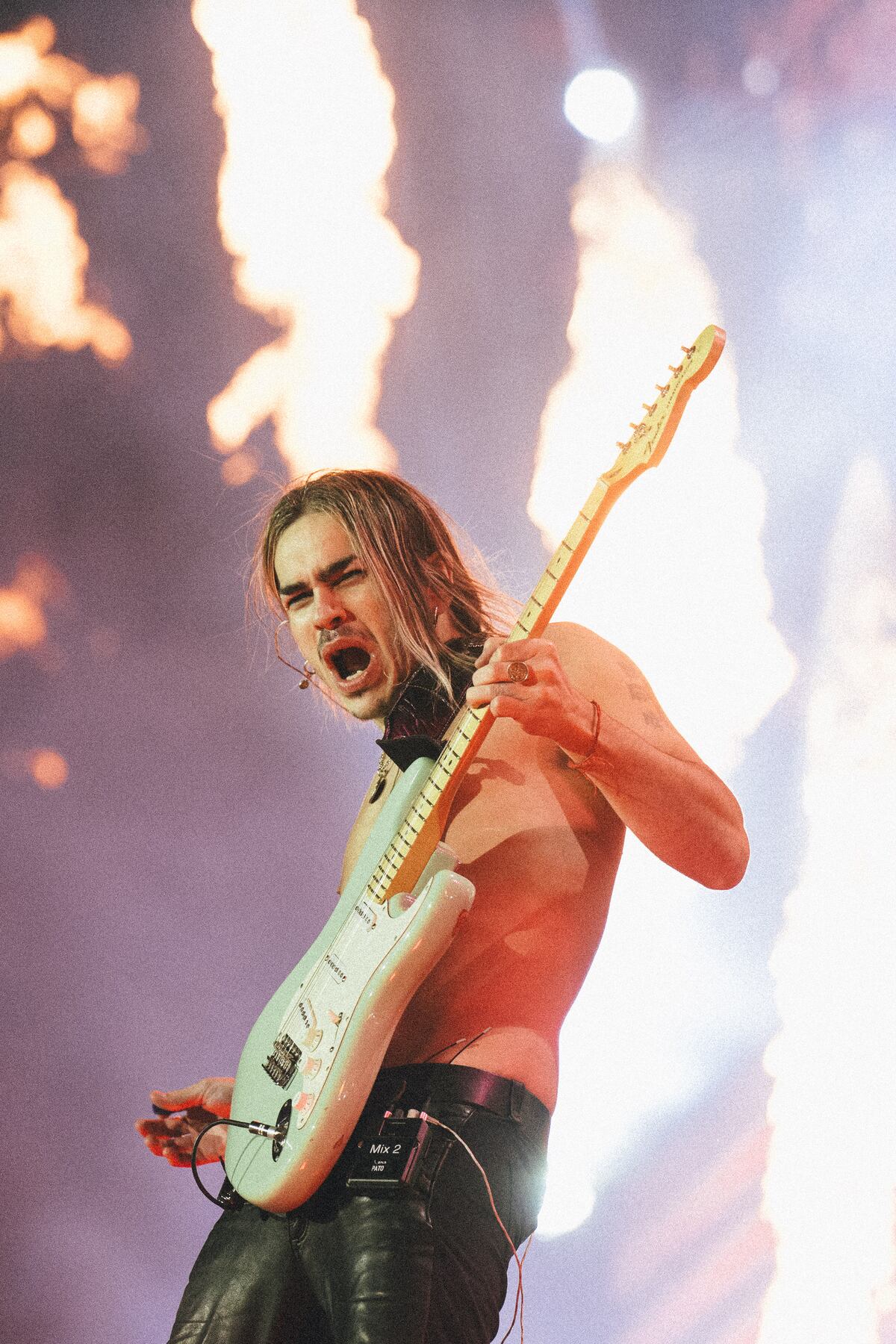 Airbag en River. (DF Entertainment, Mazza Photo e @irishsuarez)