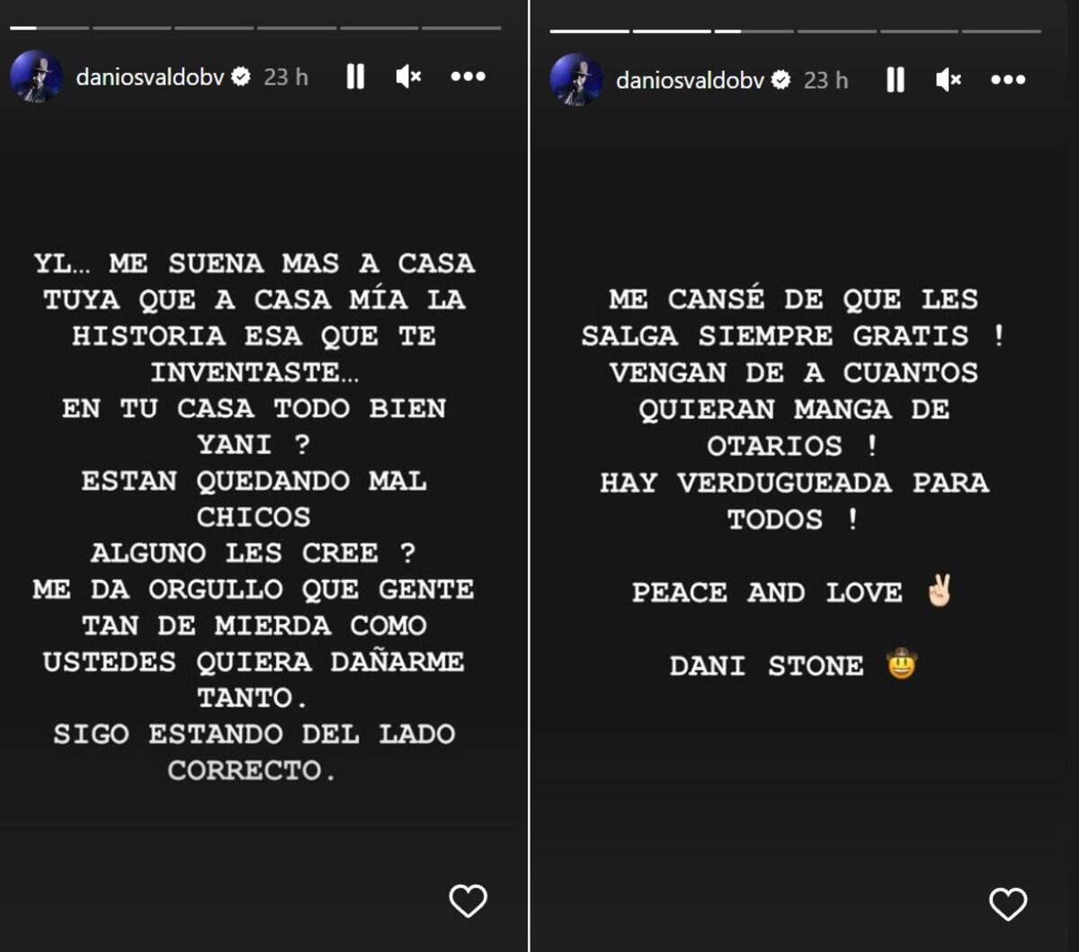 Daniel Osvaldo explotó contra "LAM" en su Instagram. (Instagram @daniosvaldobv)