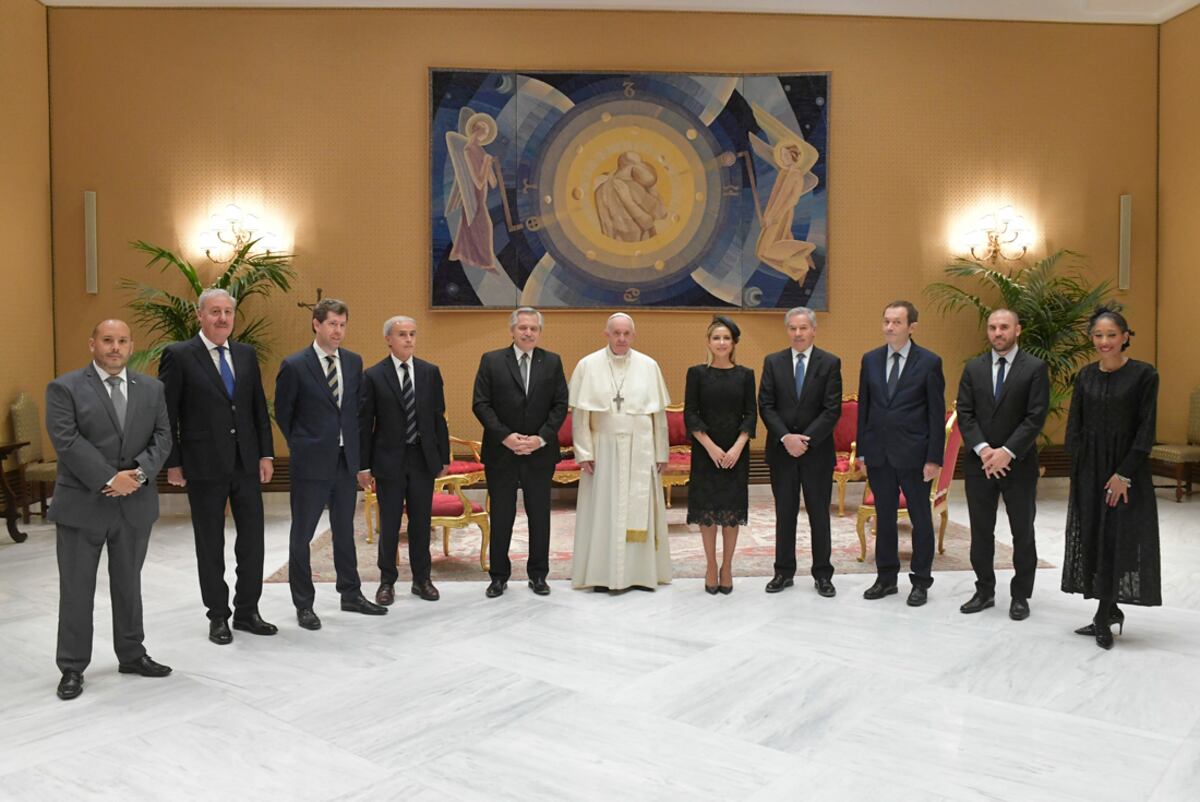 El presidente Alberto Fernandez, en su gira por Europa.