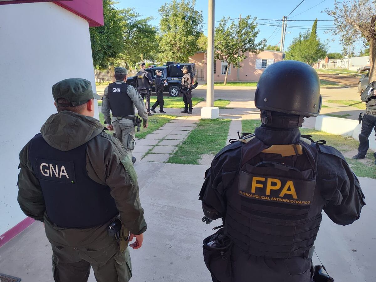 Uno de los muchos allanamientos entre FPA y Gendarmería en el departamento San Justo, del noreste cordobés. (FPA/Archivo)