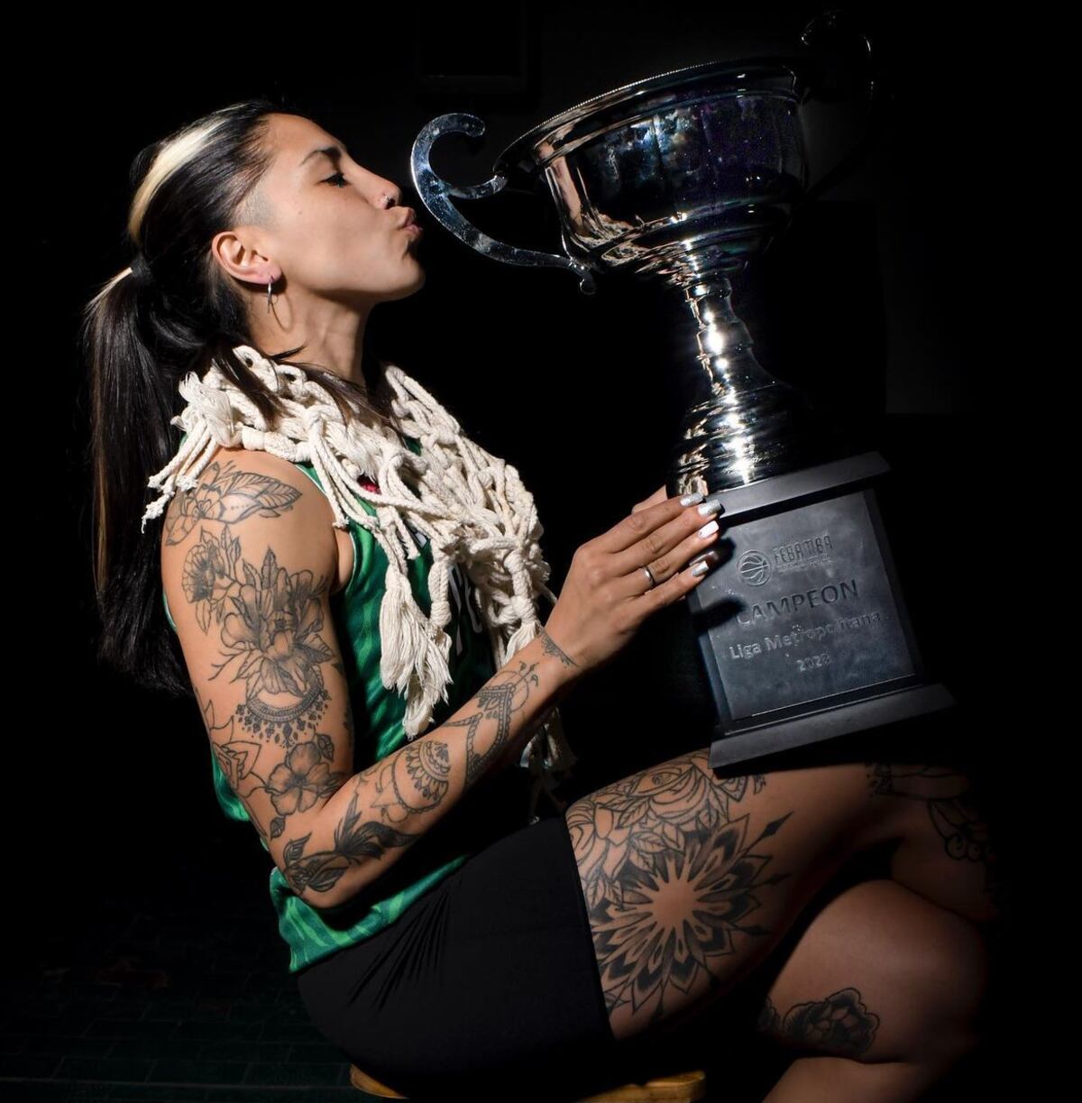 Mica González fue campeona con Ferro en diciembre y hoy es líder cómodo de la Liga Femenina. (Juan José García)