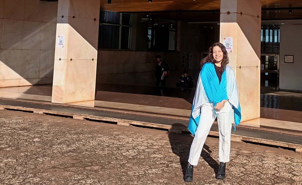 La argentina Victoria Rojas, de 17 años, oriunda de Posadas, Misiones, seleccionada entre los 50 mejores estudiantes del mundo por el Global Student Prize 2023 (gentileza de la familia)