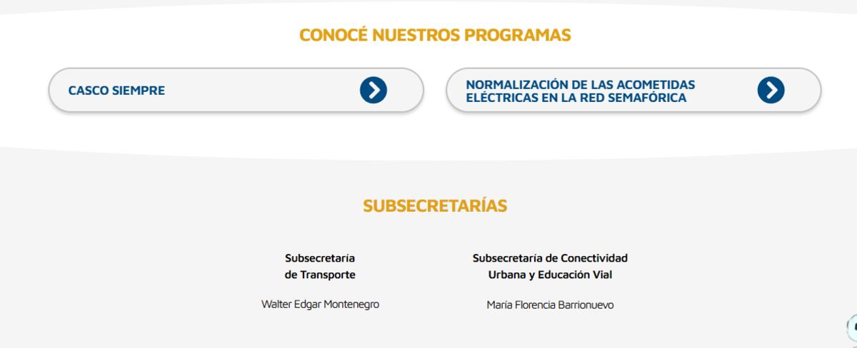 En la página web municipal aún figuran funcionarios que ya no estarían en el cargo. (Captura web)