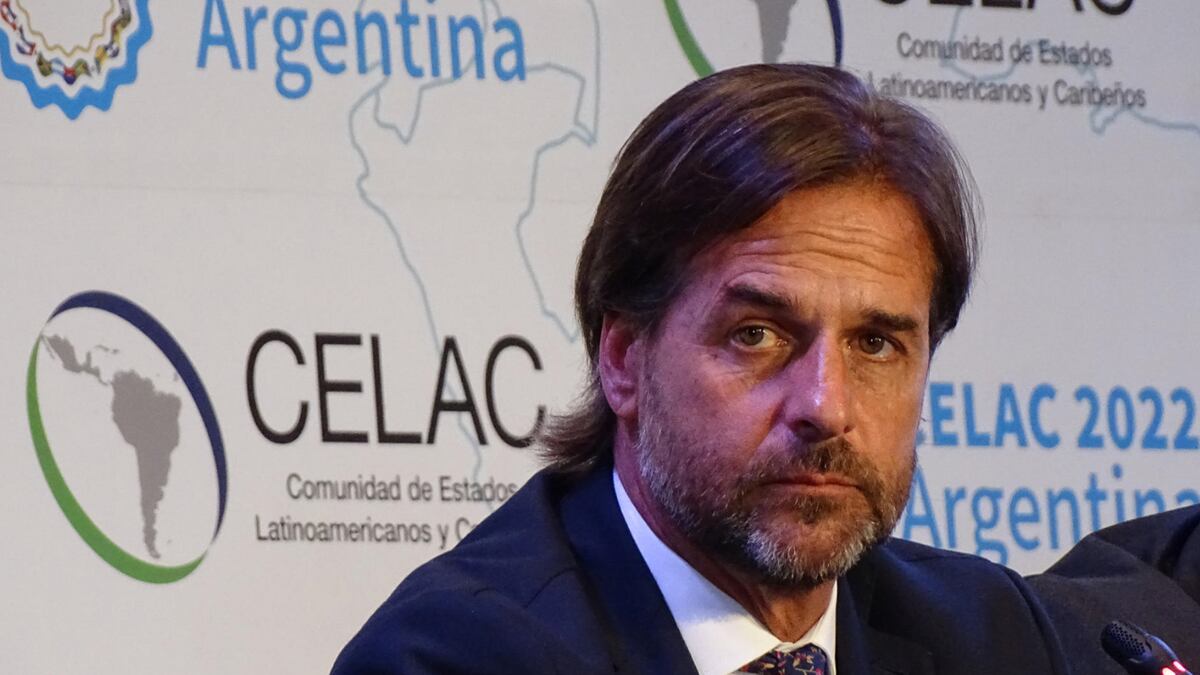 El presidente de Uruguay, Luis Lacalle Pou.