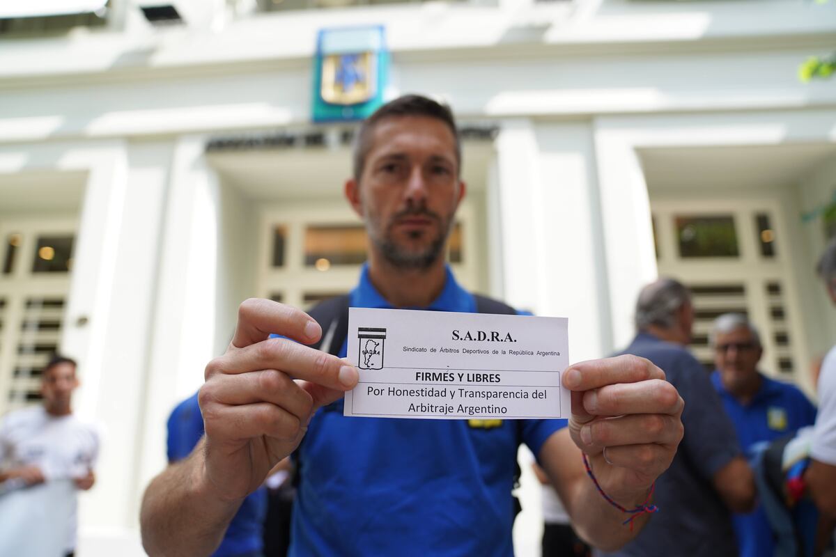 Sadra denunció a la AFA por el manejo de los árbitros. (Gentileza Clarín)