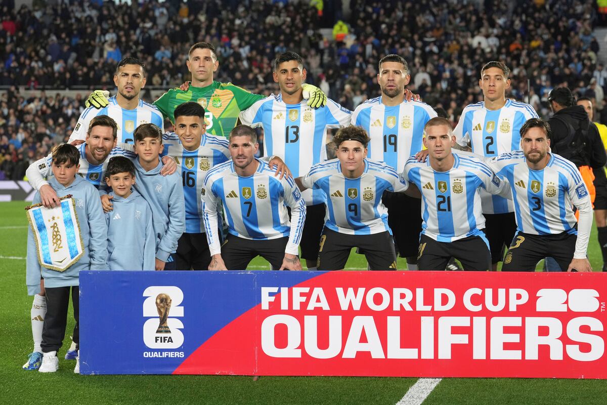 Argentina recibió a Venezuela por las eliminatorias. (Fotobaires)