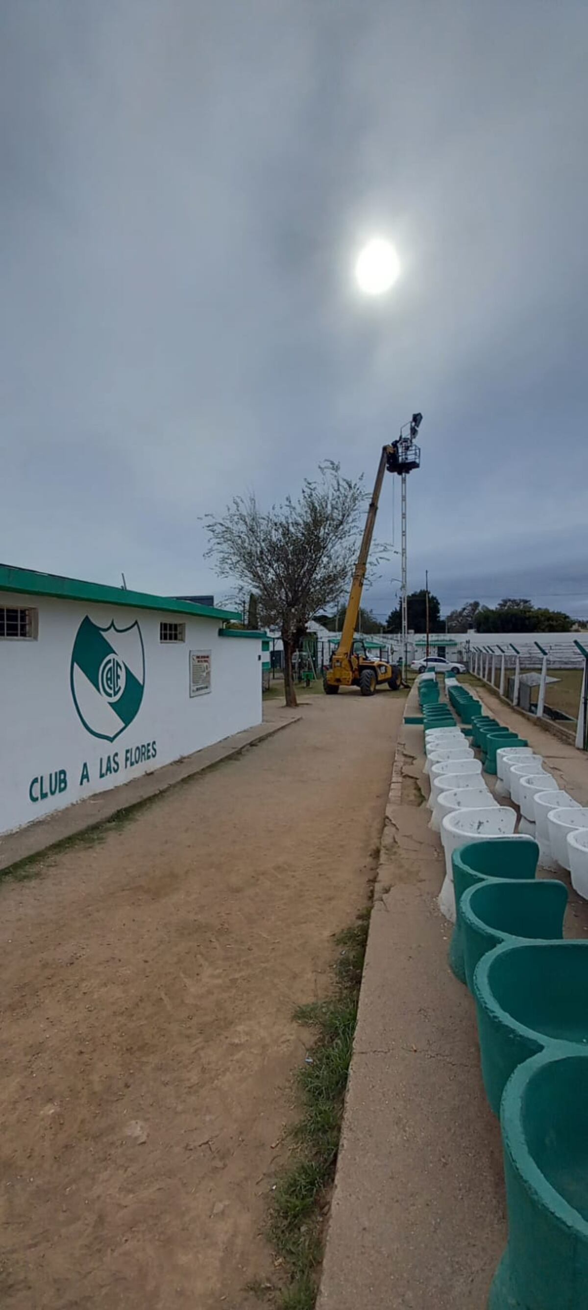Las Flores y una gran obra que será inaugurada este viernes. (Prensa Las Flores).