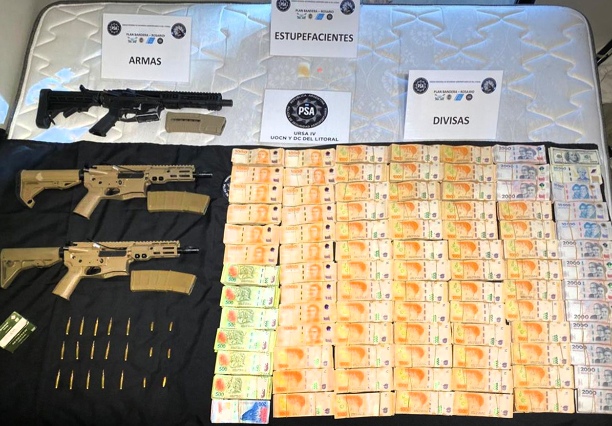 Operativo con detenidos. (PSA)