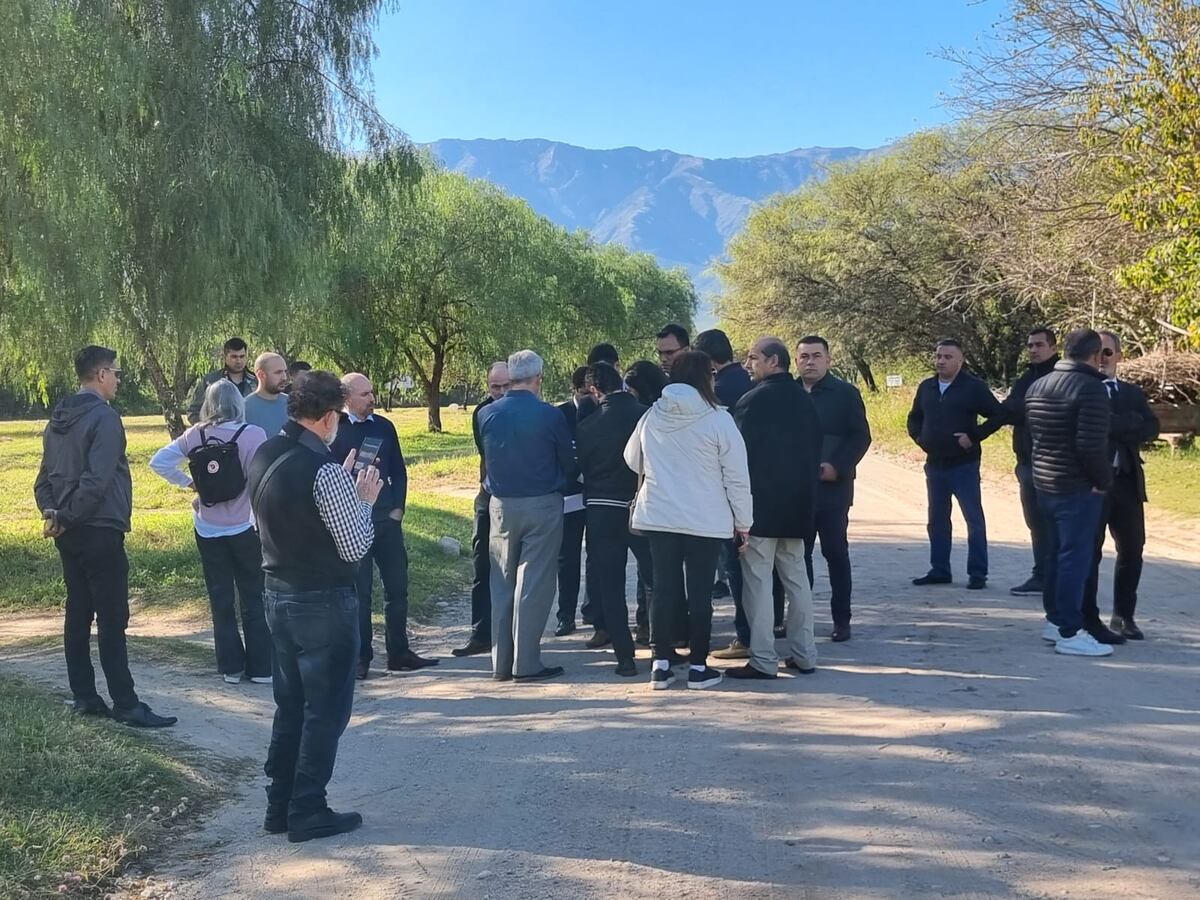 Inspección ocular en Traslasierra en el marco de la causa por el secuestro y crimen de Santiago Aguilera. (La Voz)