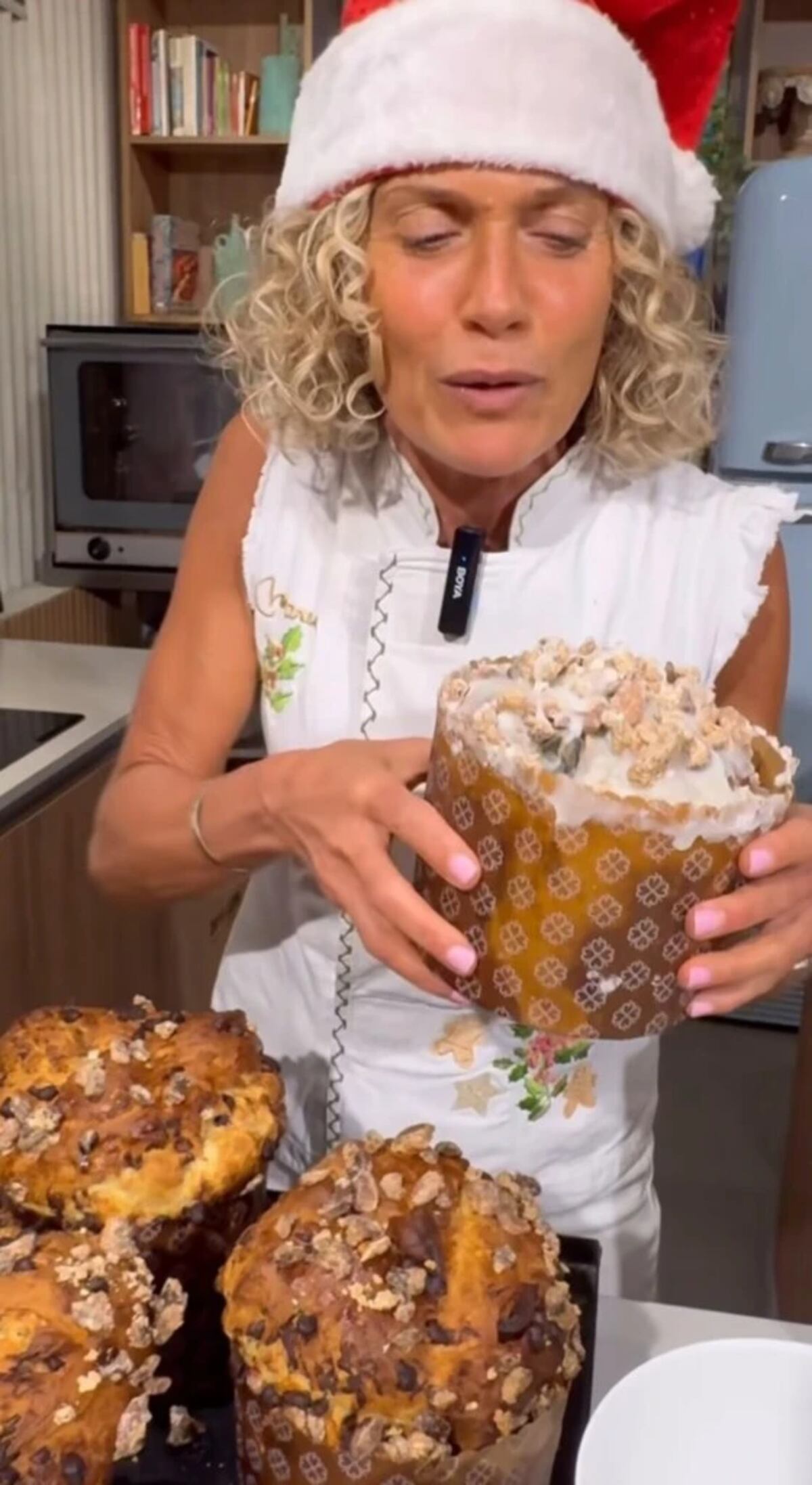 La famosa cocinera mostró el paso a paso de su receta del clásico pan dulce.