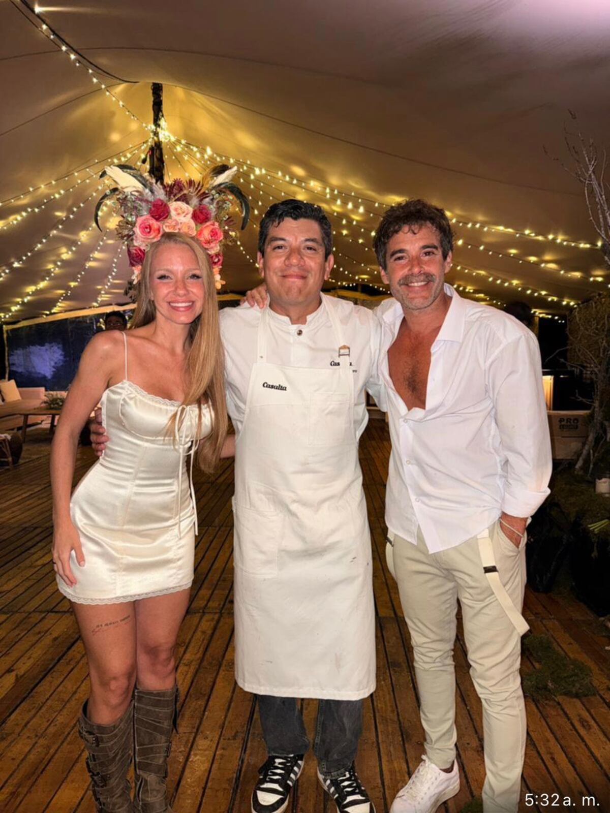 Leo Orellana, el chef encargado del casamiento de Rocío Pardo y Nicolás Cabré. (Gentileza)