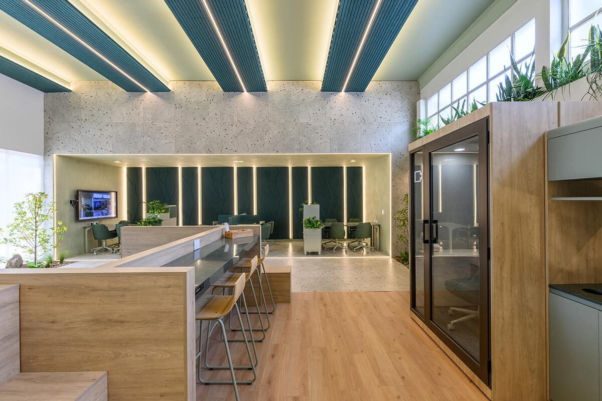 En tiempos donde la flexibilidad, la conexión y el bienestar definen el trabajo, el Estudio Echaniz Gallo junto con Hause Möbel presentan un espacio de coworking que fusiona el valor del patrimonio histórico con la fuerza inspiradora de la naturaleza y visuales que enmarcan un algarrobo de 350 años.