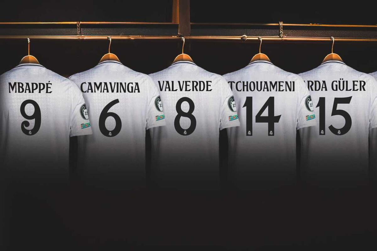 Kylian Mbappé usará el número 9 en Real Madrid. (Prensa Real Madrid)