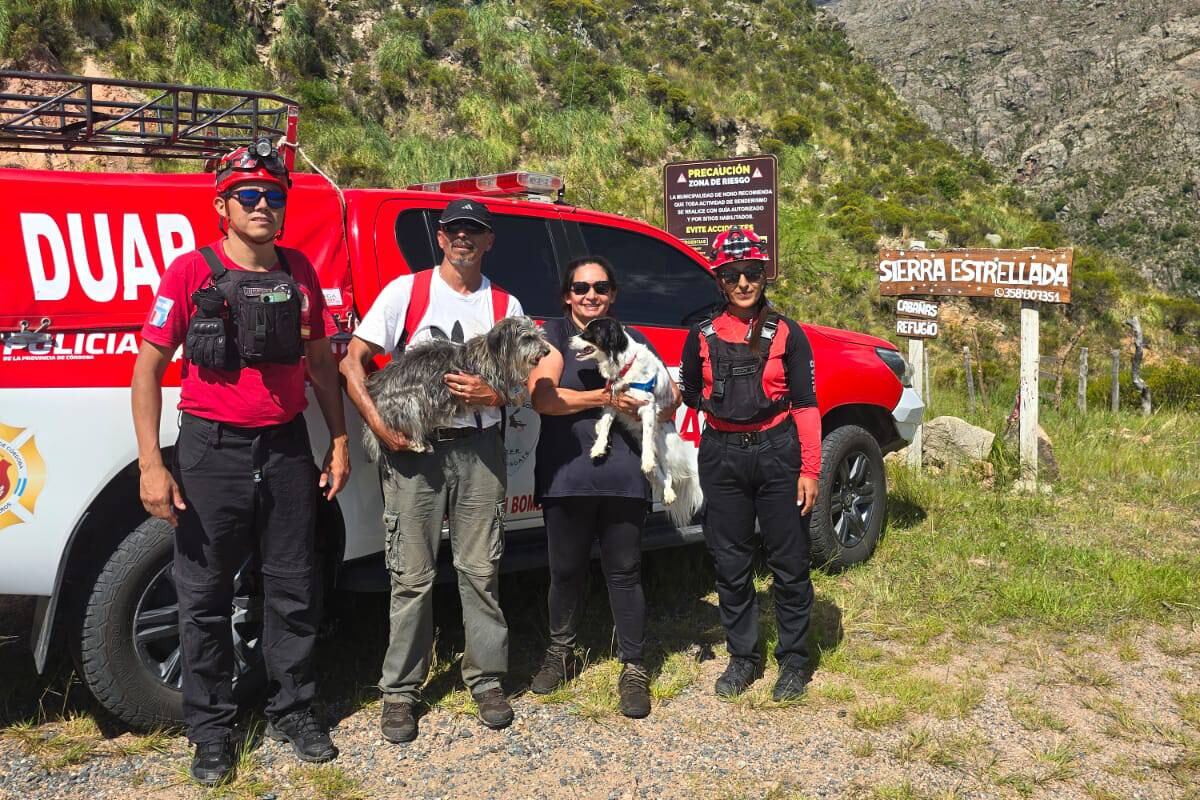 Una pareja de santafesinos fue rescatada en el camino a la Casita de Cristal. (Duar)