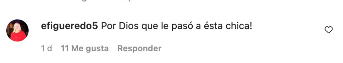 Algunas de las críticas que recibió Cande Tinelli en su selfie.