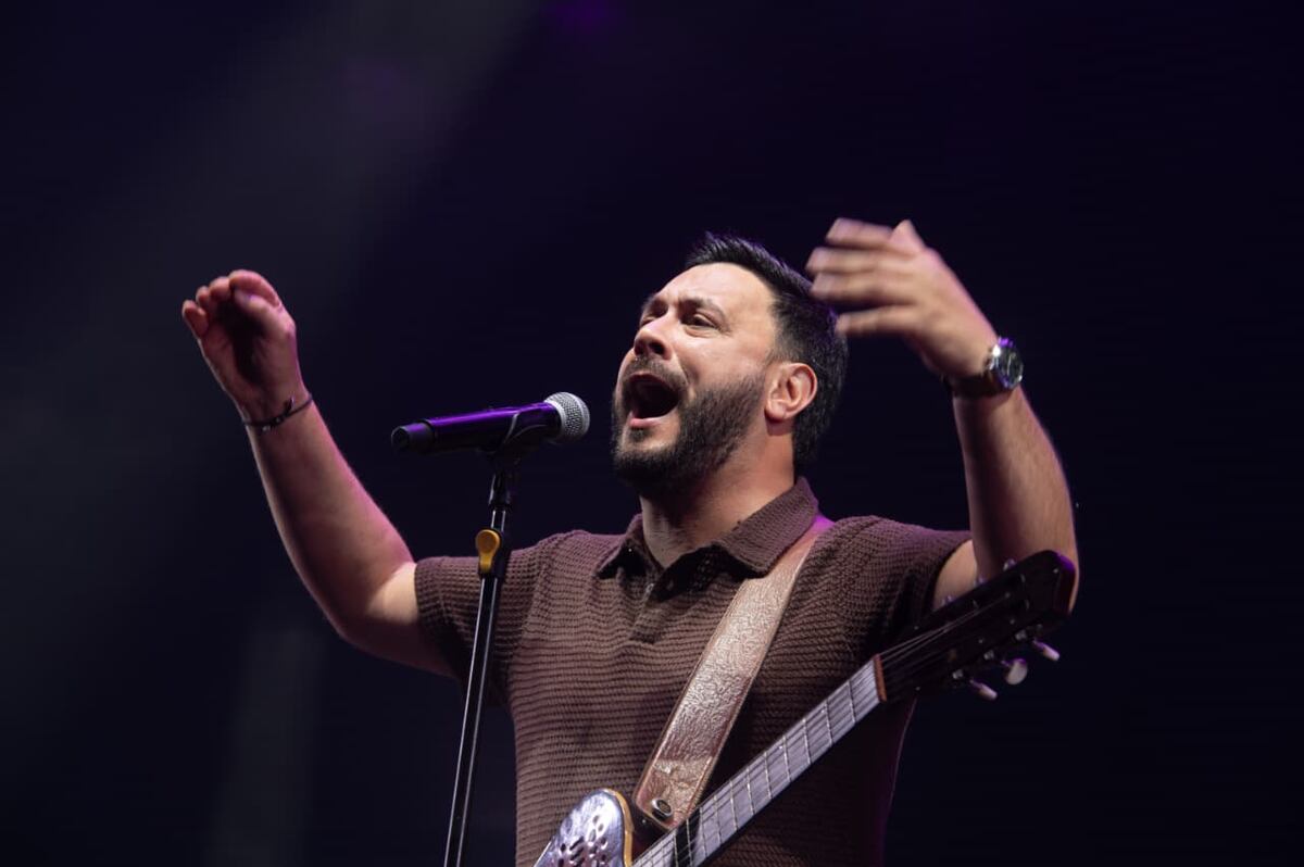 Lucas Sugo en su debut en Jesús María 2026. (La Voz/Foto: Lola Saldívar)