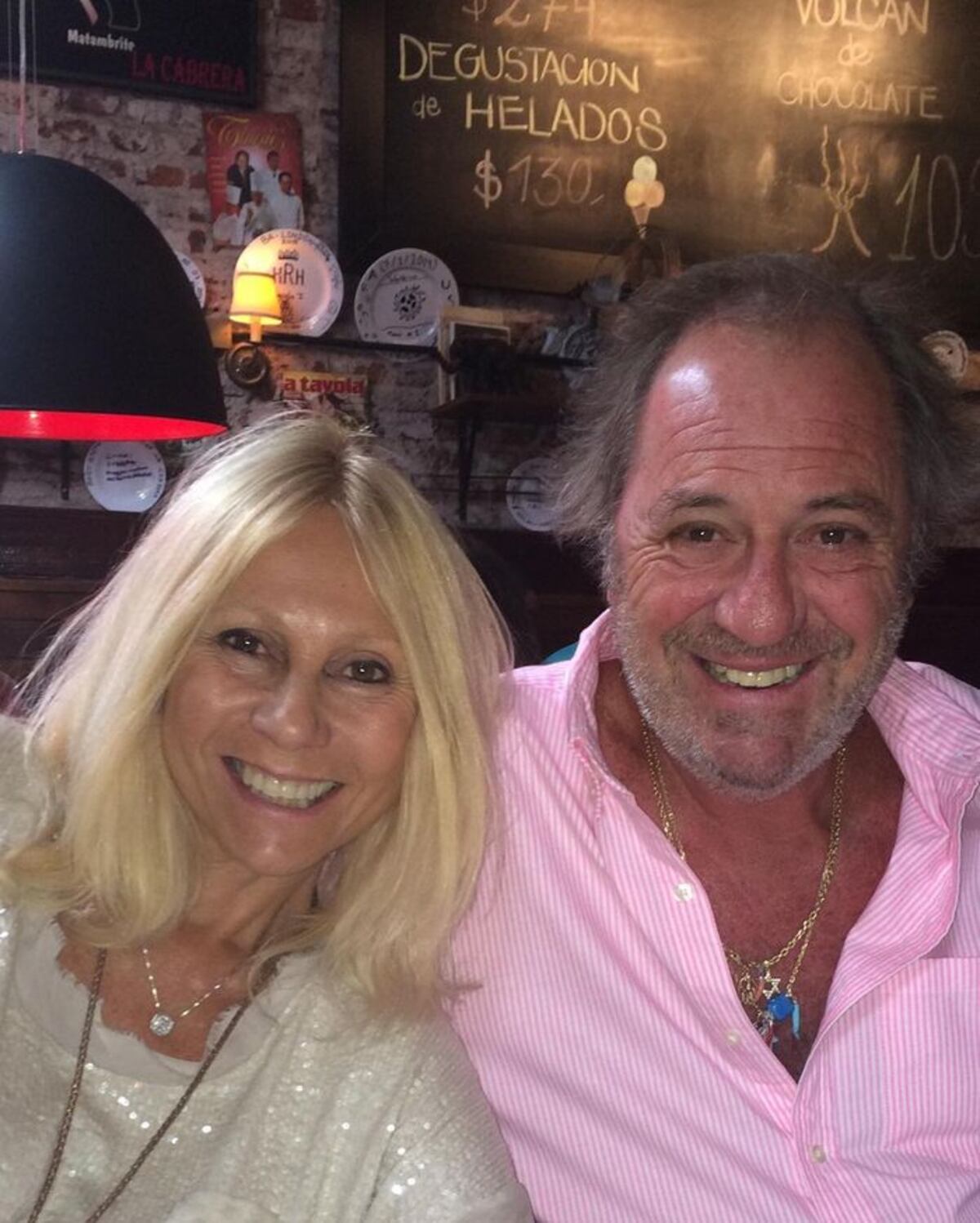 Ana Rosenfeld y su marido