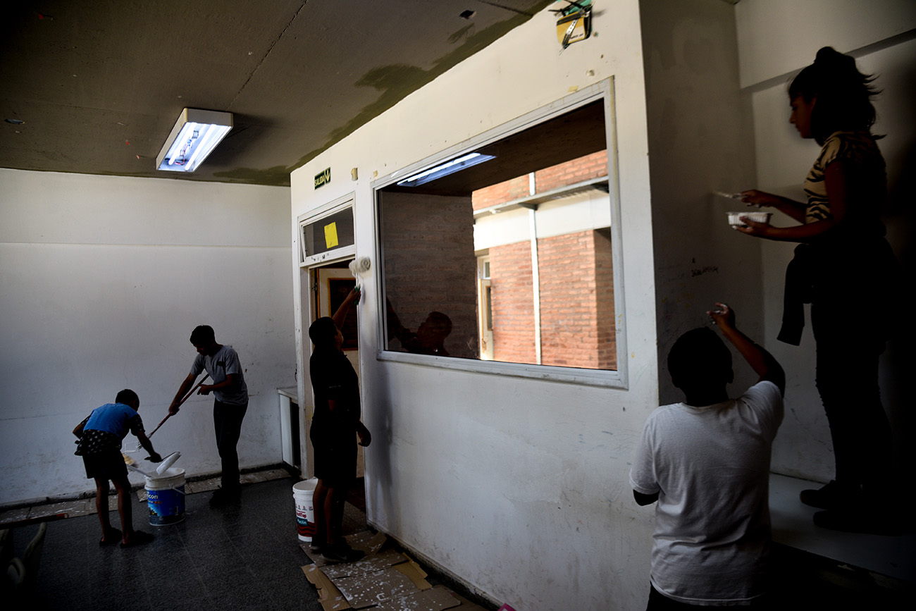 Ley de promoción de la palabra y la no violencia en espacios públicos escuela IPEM 338 de Barrio Marques anexo
Foto: (Pedro Castillo / La Voz)
