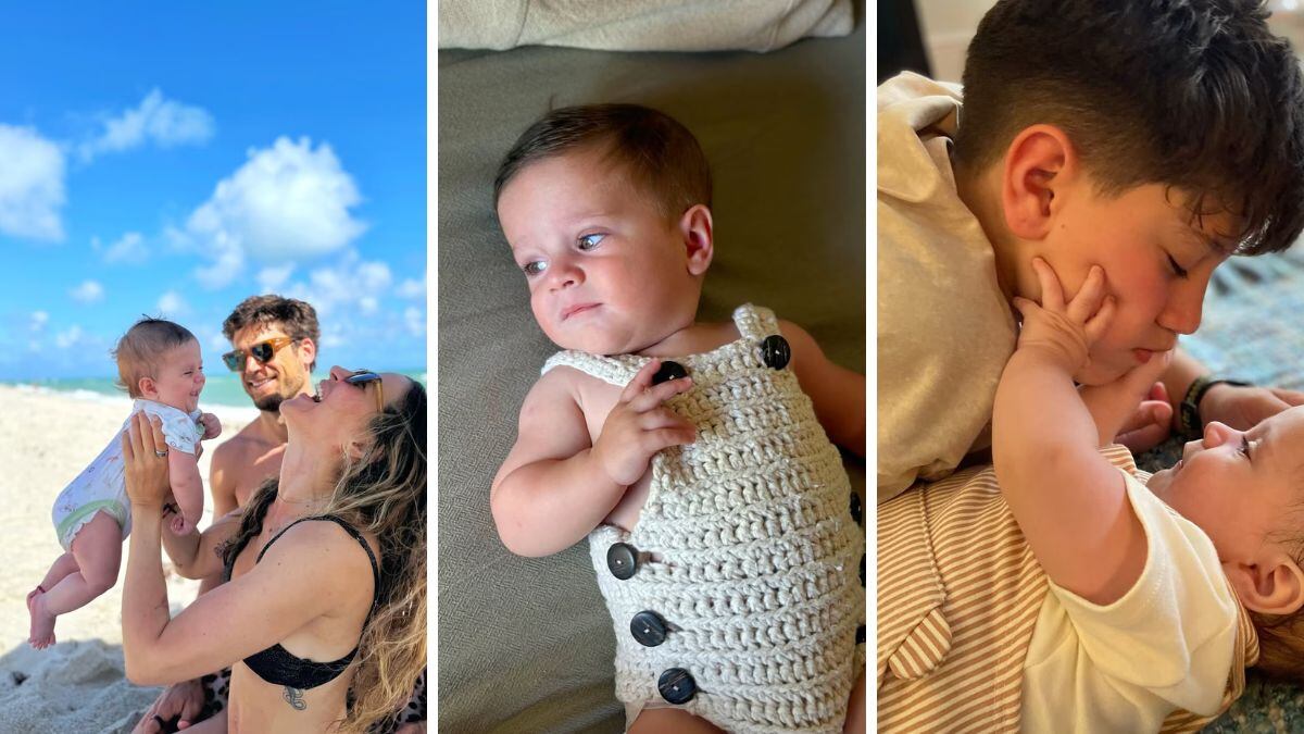 Jimena Barón mostró por primera vez el rostro de su bebé.