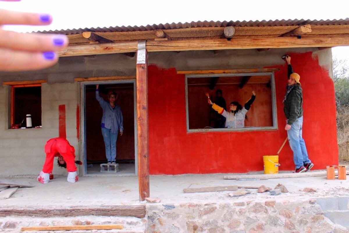 El Parador del Cuadrado cuando recién comenzaba a gestarse (Gentileza).