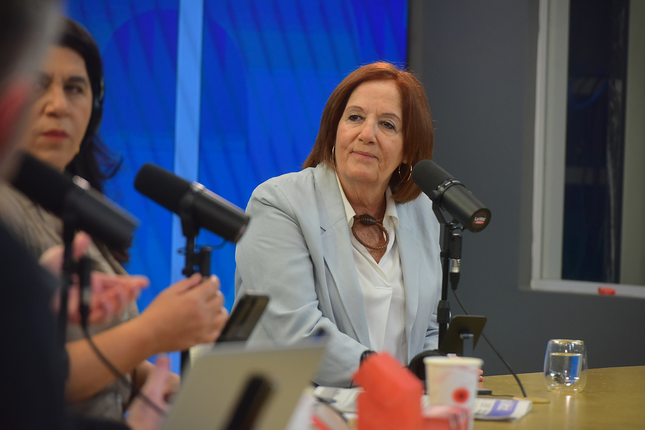 Alejandra Vigo, senadora nacional, en La Voz en Vivo. (José Gabriel Hernández / La Voz)