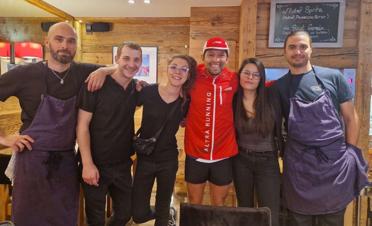 Emmanuel Ocampo, corredor cordobés en Chamonix