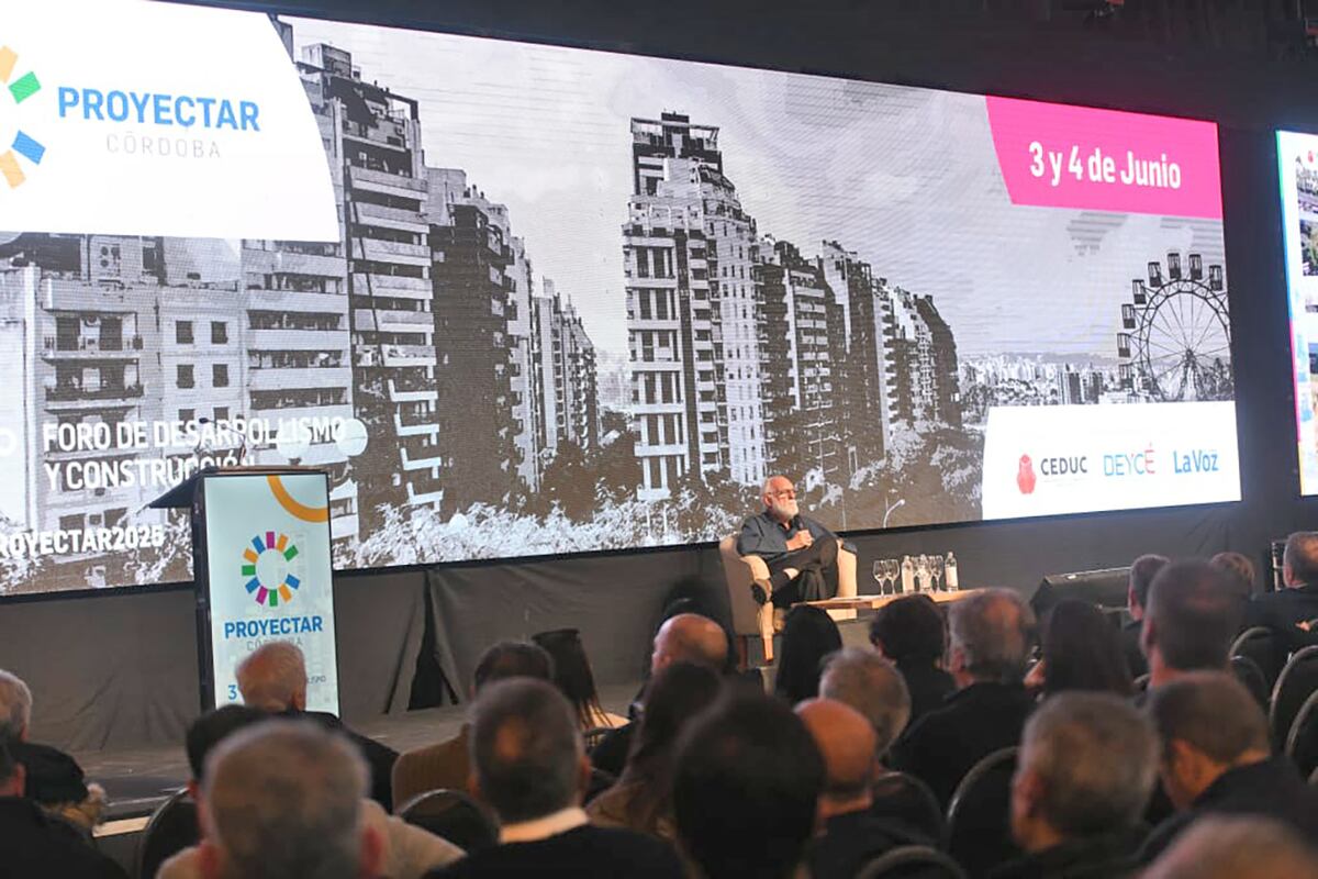 Juan Carlos de Pablo en Proyectar. Centro de Convenciones Córdoba (predio Feriar)(Fotos Javier Ferreyra / La Voz)