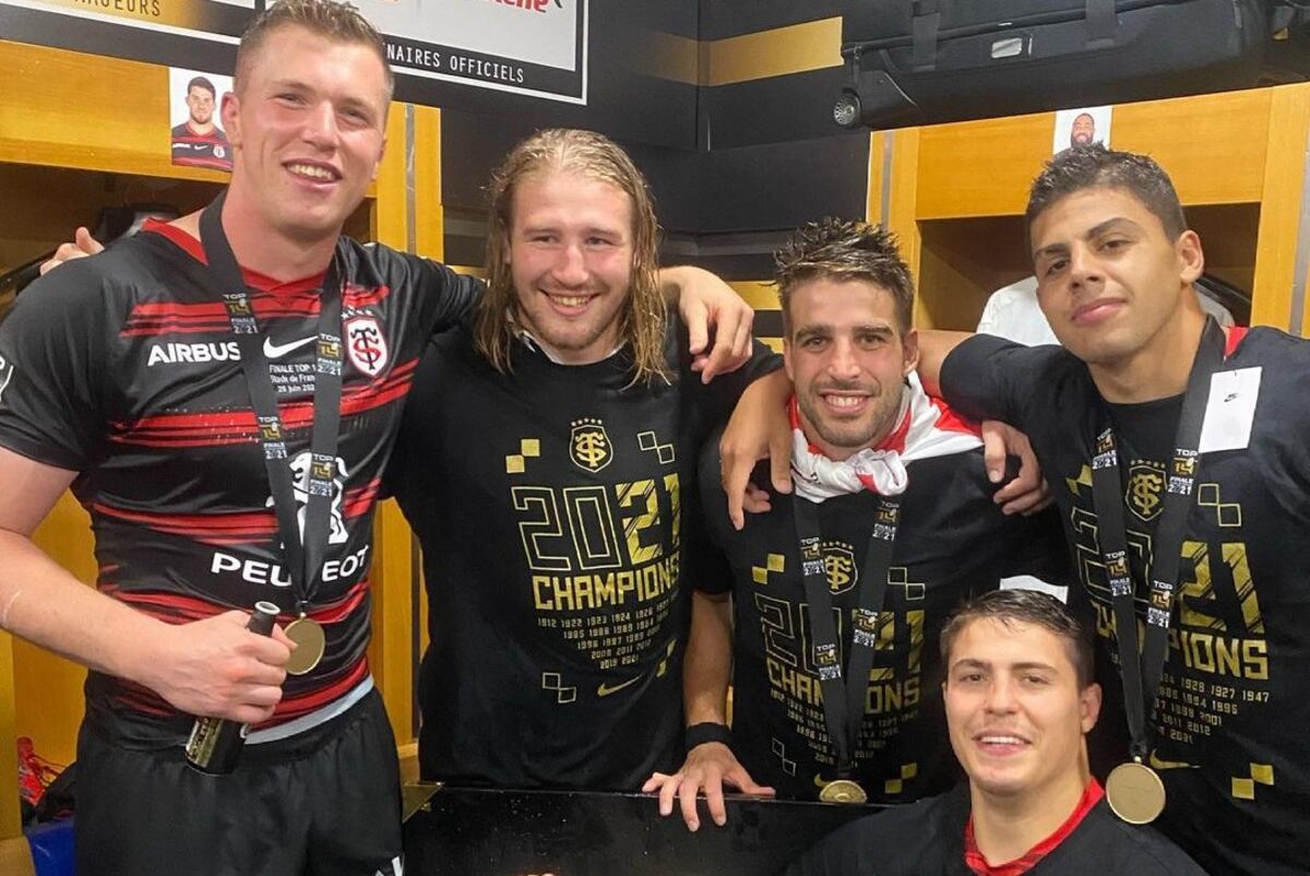 El cordobés, exJaguares, se consagró campeón del Top 14 francés con Toulouse. (@juanchimallia)