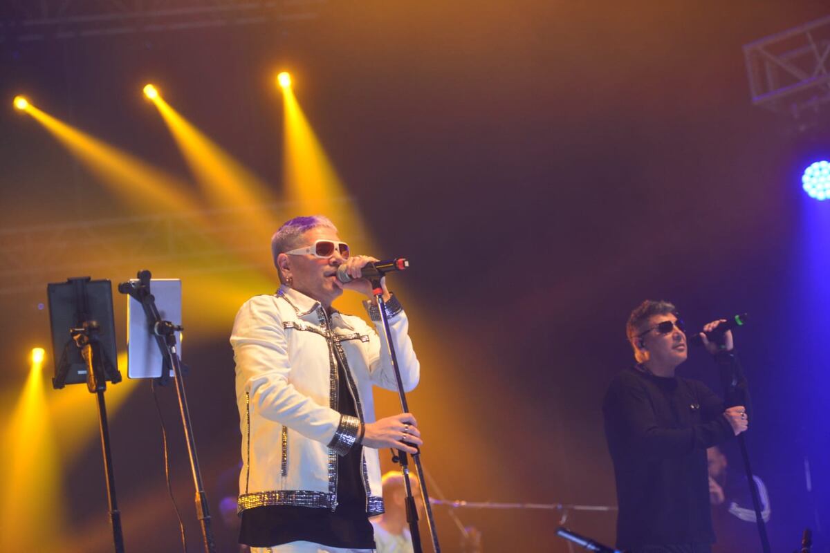 La Barra y Dani Guardia se reencontraron en el primero de cuatro bailes en Plaza de la Música. (La Voz/Javier Ferreyra).