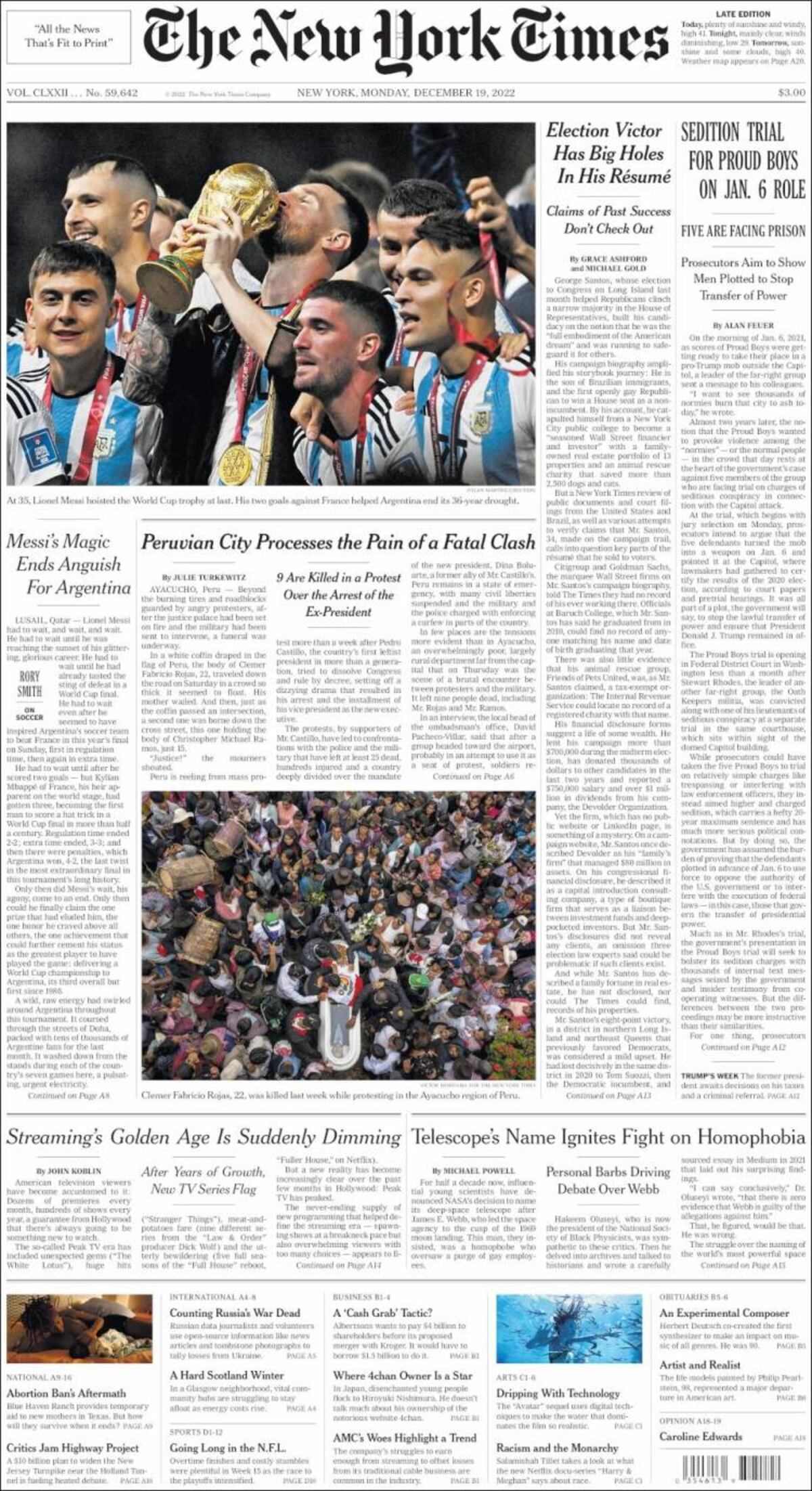 Las tapas de los diarios con Argentina campeón ante Francia.