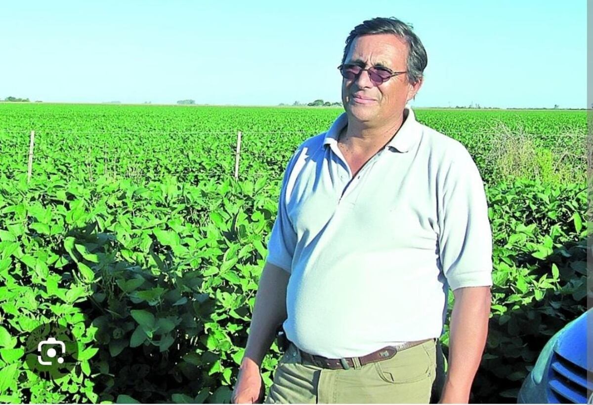 REFERENTES. Hector Baigorrí, cordobés referente en la producción de soja argentina. (Gentileza)