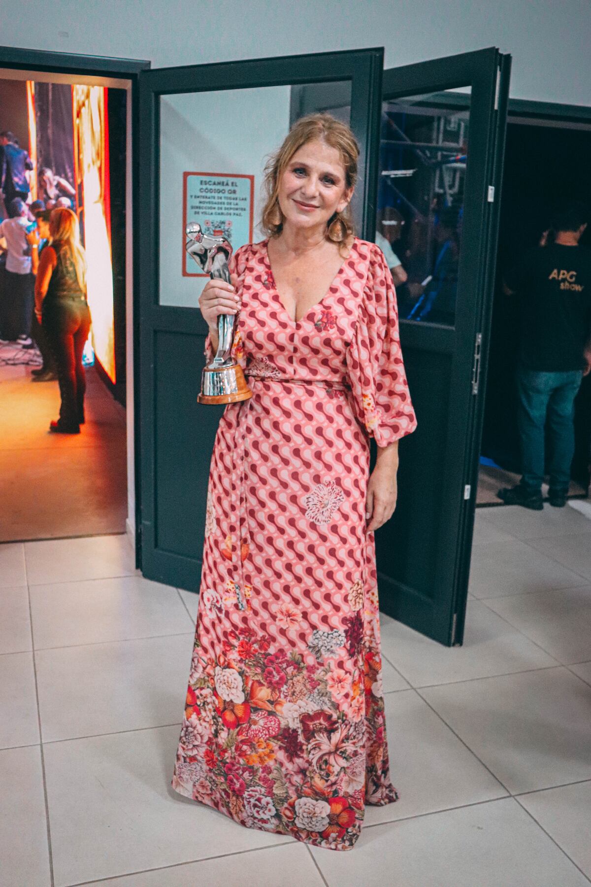 Emilia Mazer ganó su segundo Carlos a la mejor actriz por su trabajo en "Radojka". (Gentileza Emilia Mazer)