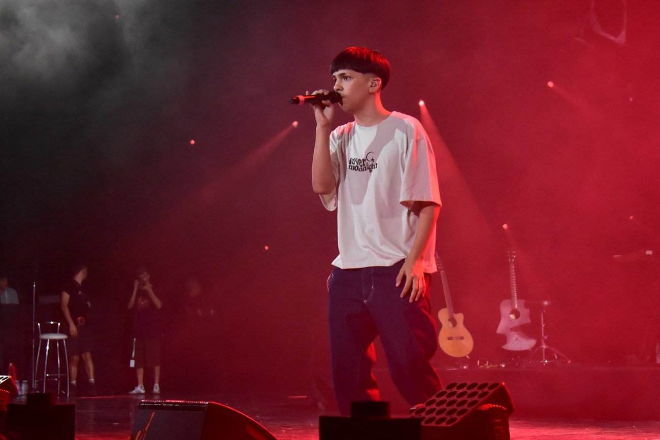Milo J en la primera noche de la edición 2024 del Festival de Peñas de Villa María.  (Christian Luna / La Voz)