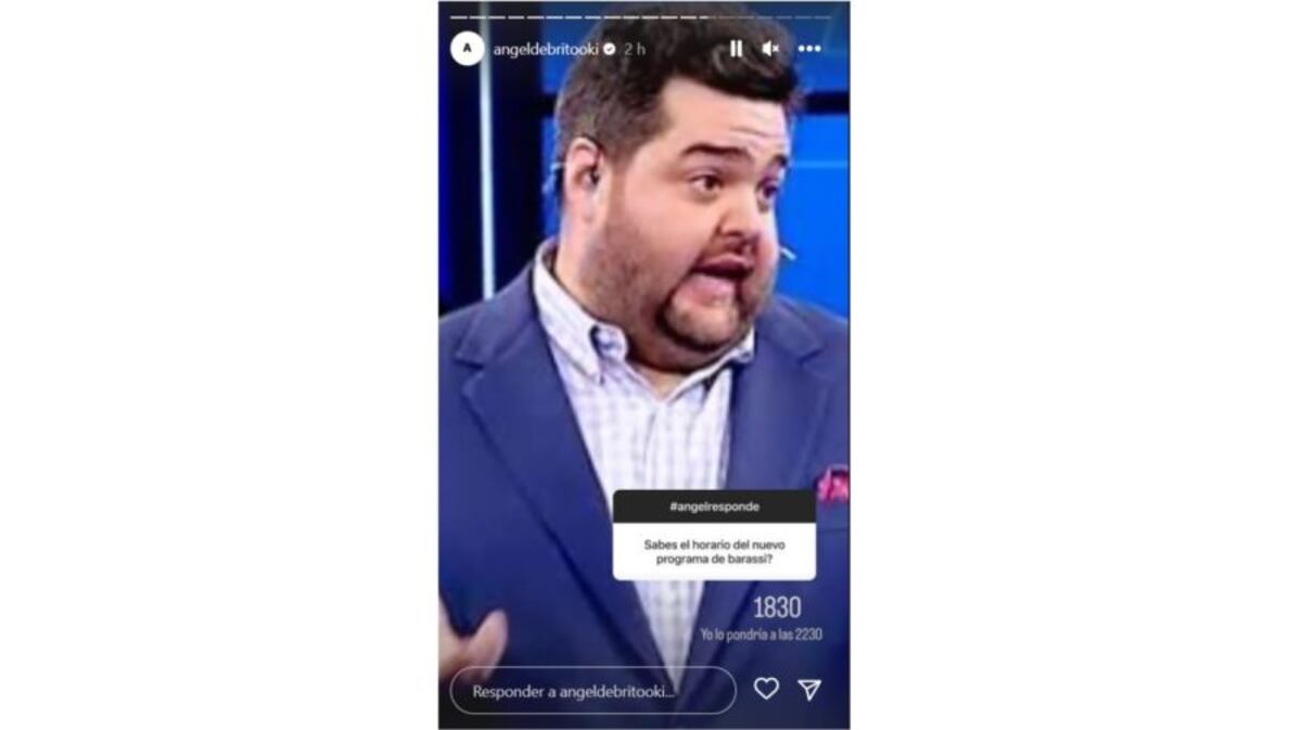 Ángel de Brito confirmó el horario que tendrá Barassi en el Trece. (Captura)