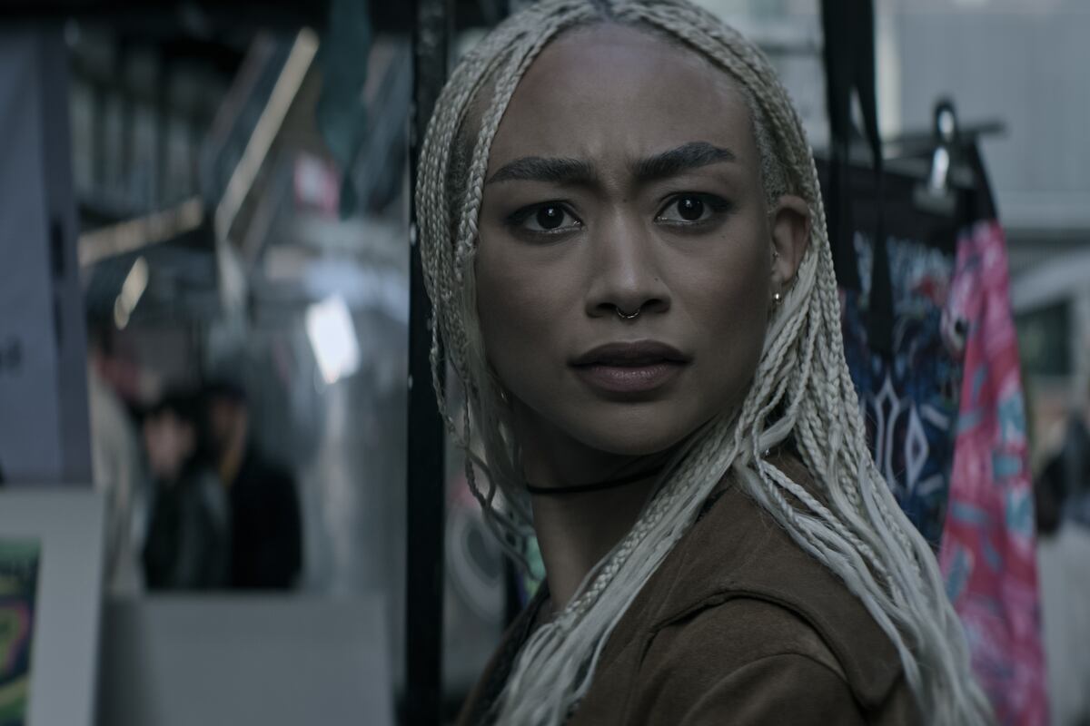 Tati Gabrielle como Marianne en la nueva temporada de "You". (Gentileza Netflix)