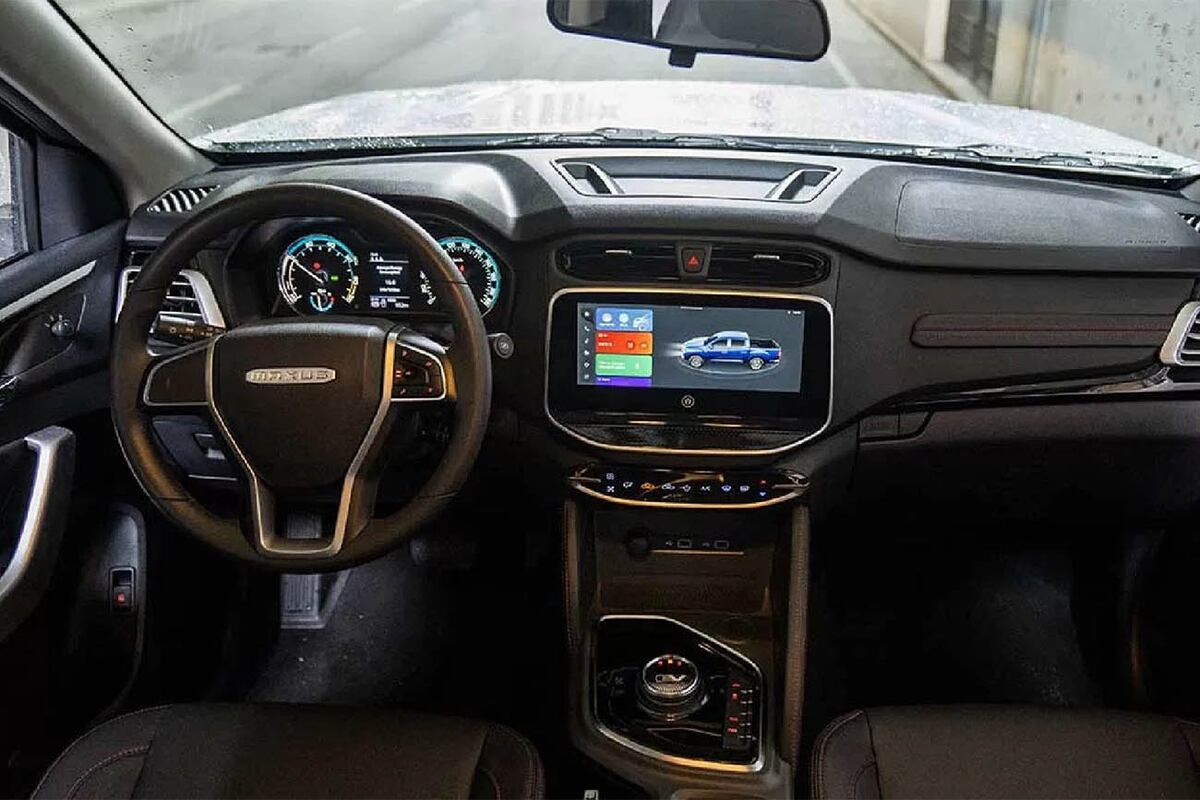 El interior de la pick-up china posiblemente se replique en la nueva Amarok.