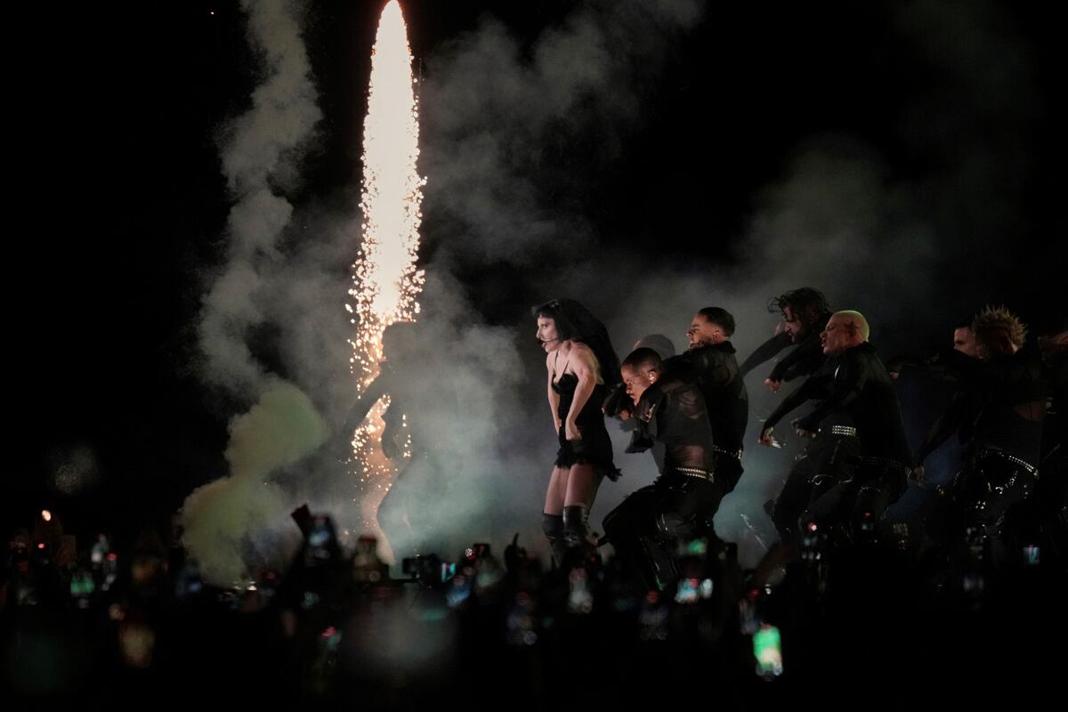 En fotos: el show gratuito de Lady Gaga en Copacabana, in Rio de Janeiro. 3 de mayo de 2025. (AP / Silvia Izquierdo)