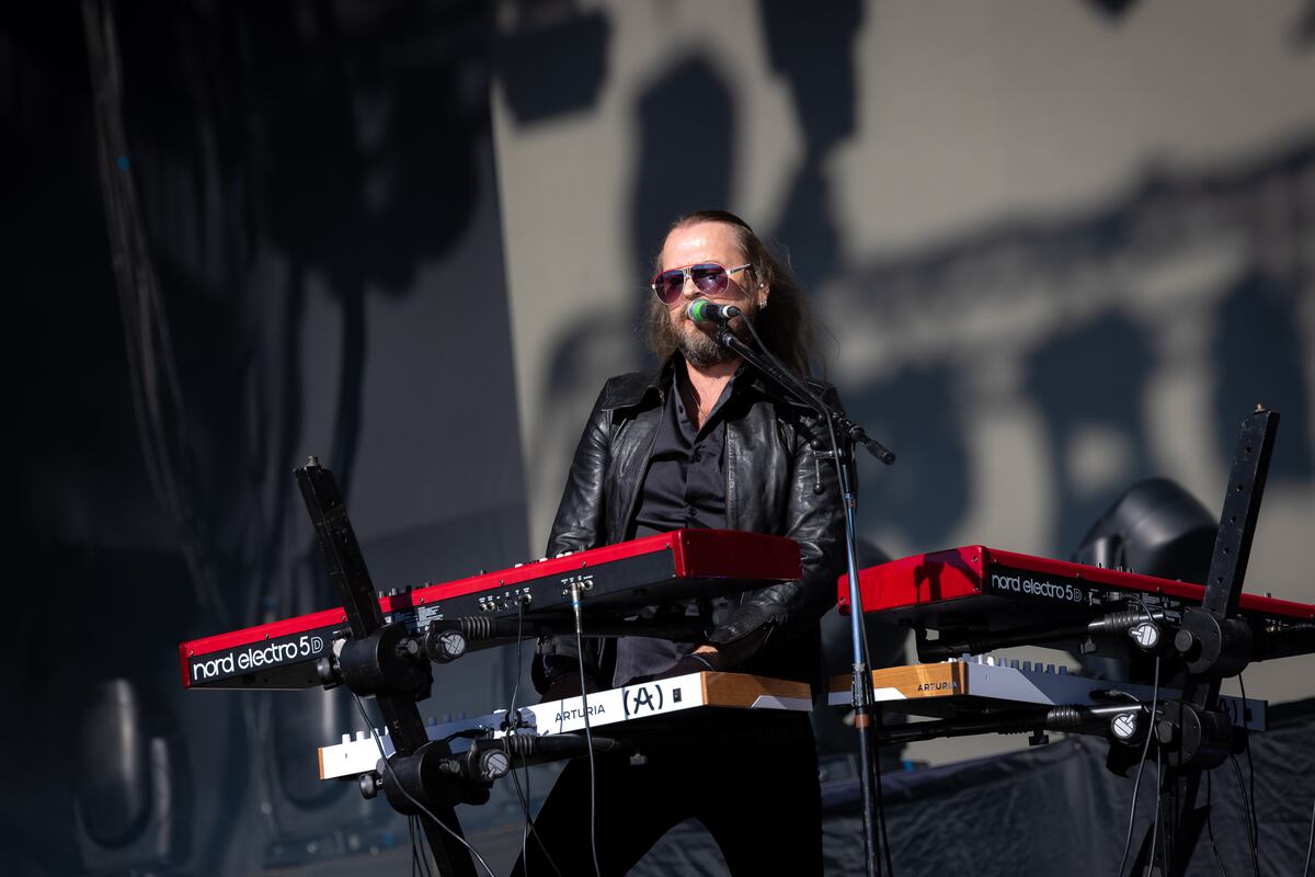 Joakim Svalberg, tecladista de Opeth. (Ake Music/ Tute Delacroix)