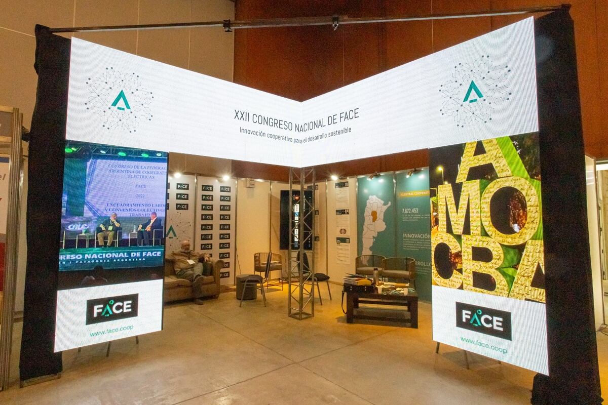 Ingreso al evento de Face del cual Bancor participó. (Foto: gentileza Bancor )