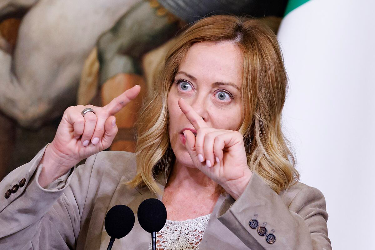 La primera ministra italiana, Giorgia Meloni.