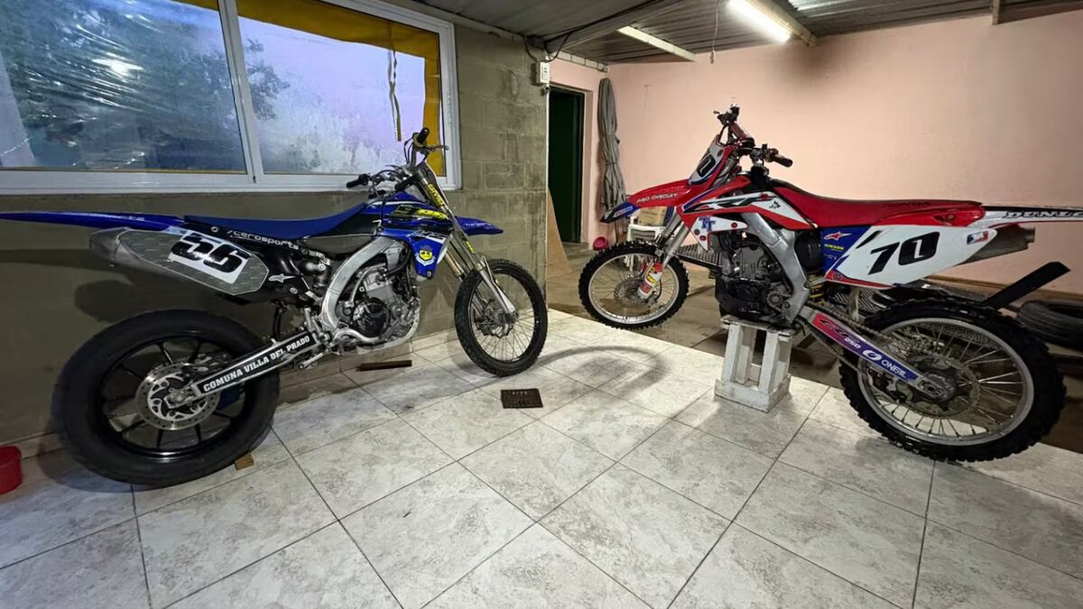 Capilla del Monte: recuperaron motocicletas de competición que habían sido sustraídas. (Policía de Córdoba)