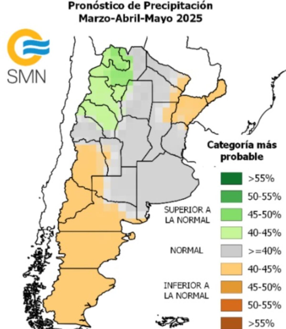 Mapa SMN