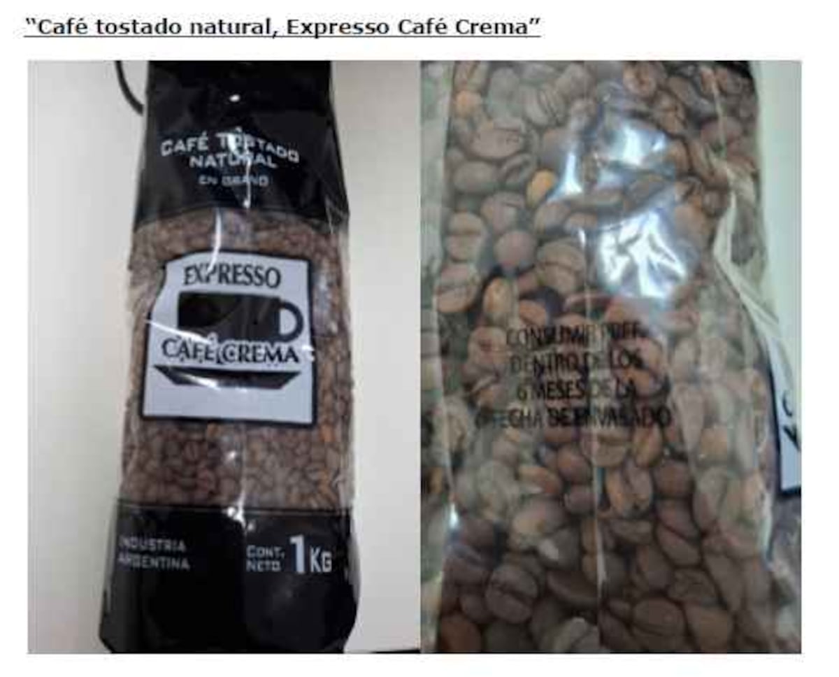 La Anmat prohibió 7 tipos de café de 3 marcas diferentes. (Anmat)