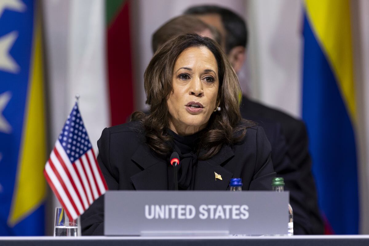 La vicepresidenta estadounidense, Kamala Harris.