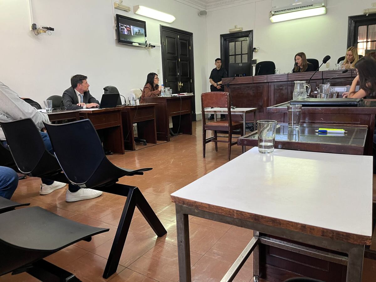 El defensor Ernesto Gavier. (La Voz)