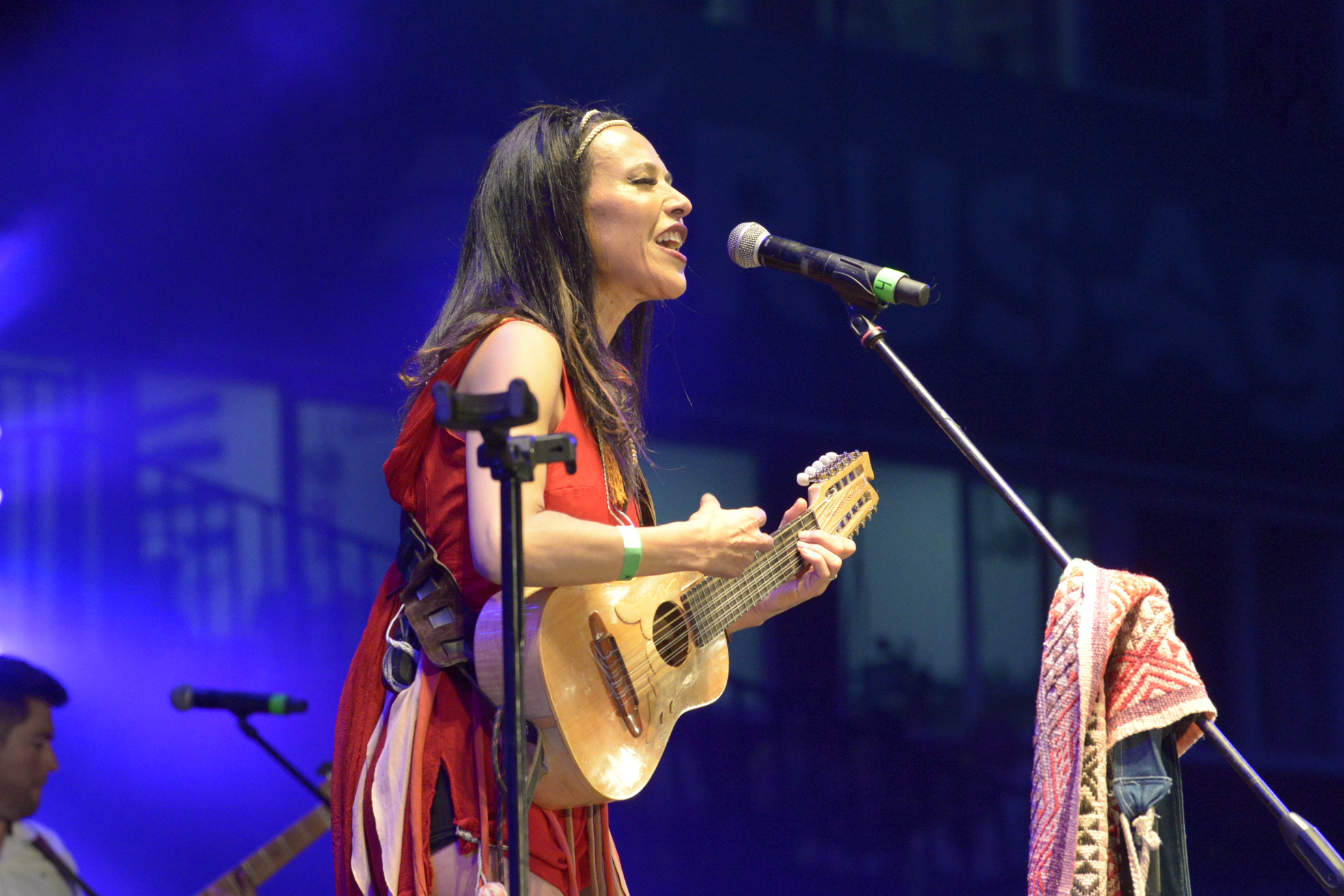Roxana Carabajal en el festival de Jesús María 2024. (La Voz).