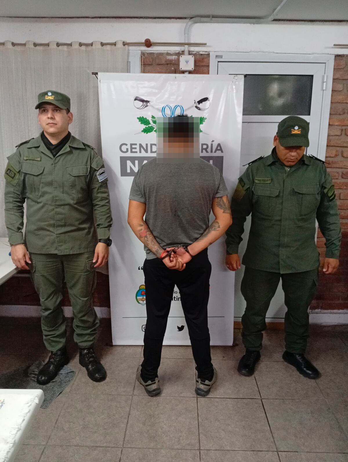 Ordoñez cayó en la ruta nacional 9, en San José de la Dormida. (Gendarmería)