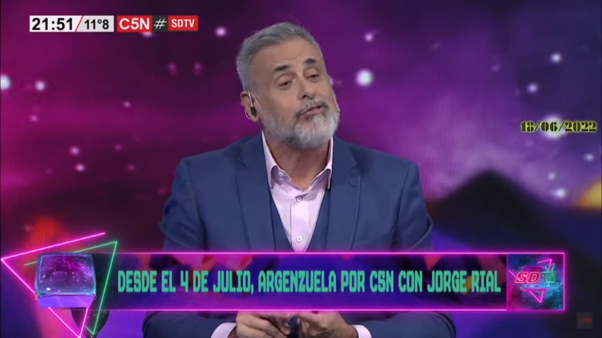 El último "Sobredosis de TV" de Jorge Rial (Captura de pantalla)