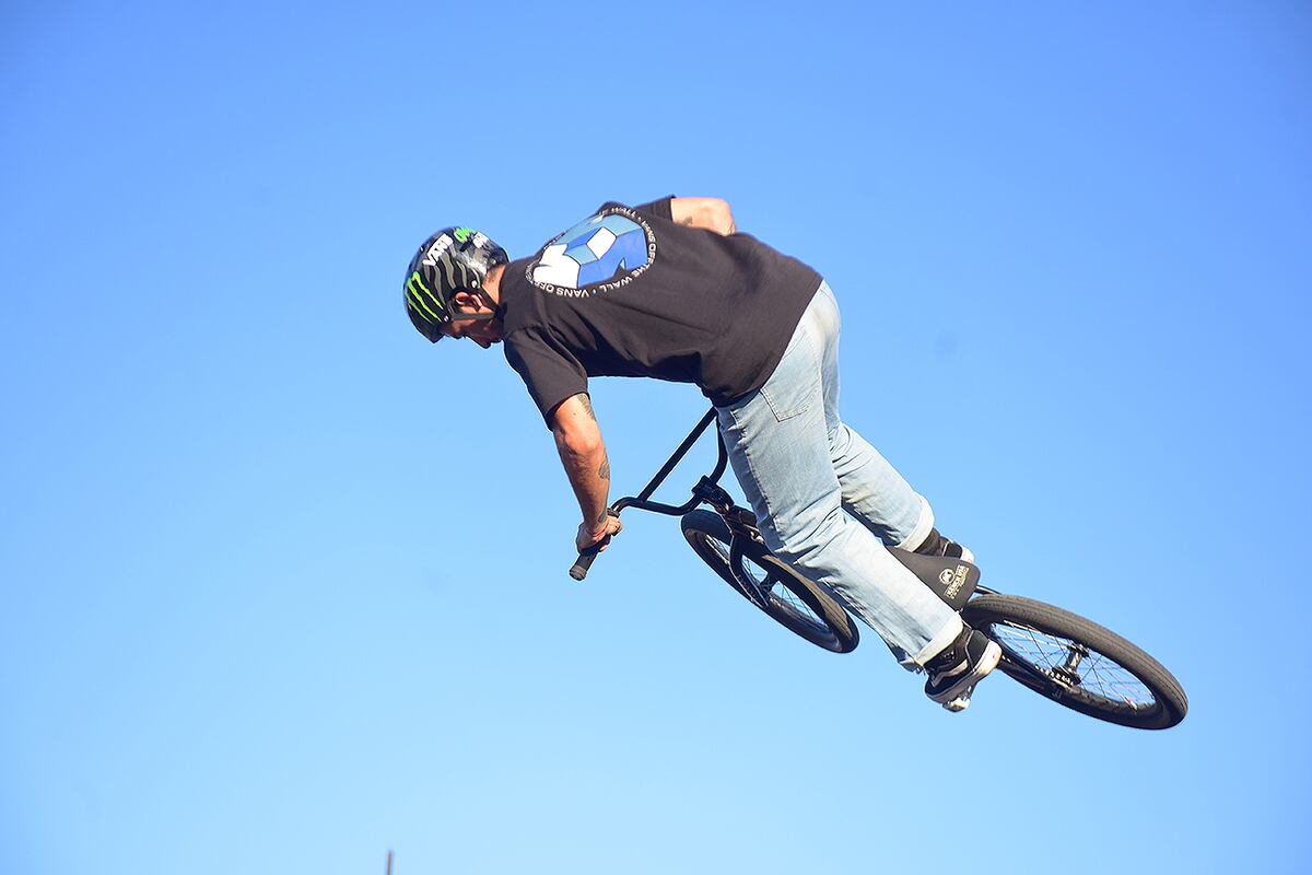José Maligno Torres, pista de BMX Maligno Park del Estadio kempes. (José Gabriel Hernández / La Voz)